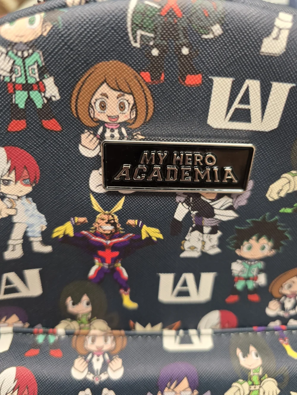 My Hero Academia Chibi Character Crossbody Bag - Black